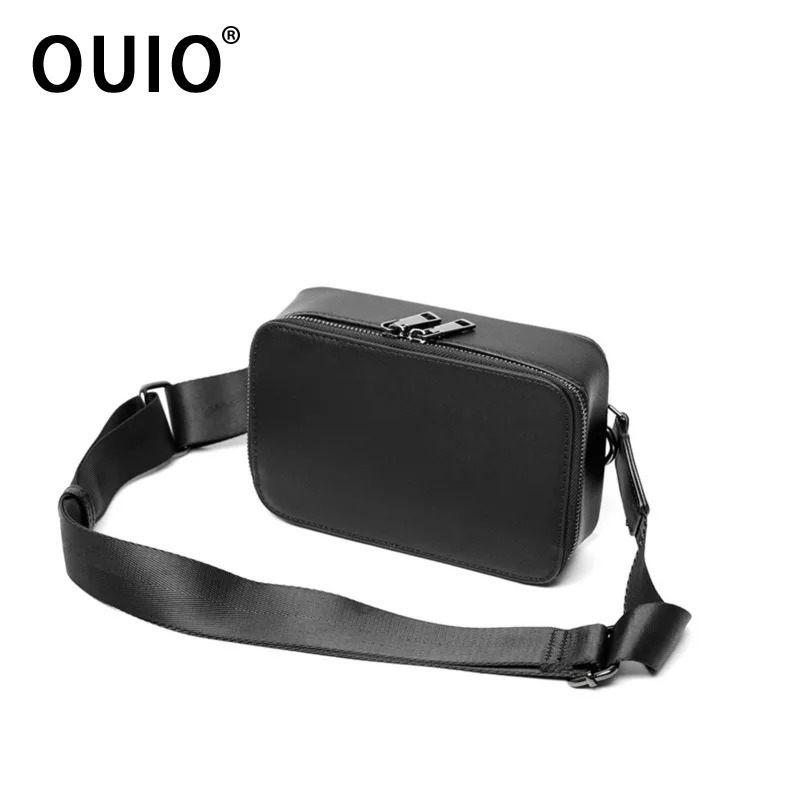 Luxury Bags In - OUIO ユニバーサルフォンバッグ ミニマリストPUレザー サフィアーノ 高級デザイン ミニキー