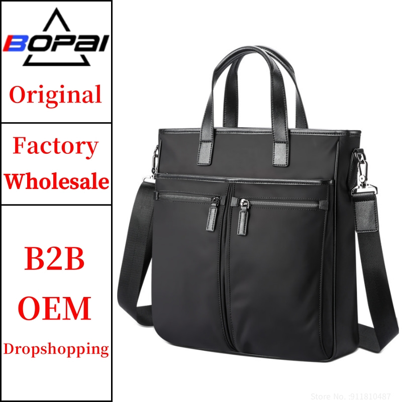 Luxury Bags China Wholesale - Bopai-男性用ラップトップブリーフケース,防水,耐久性,高級,卸売,工場