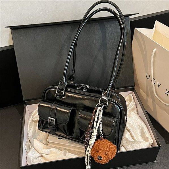 Luxury Bags China Wholesale - 高品質人気販売卸売ニッチデザインレトロファッションハンドヘルドピローバッグ高級多ポケットシングルショルダーバッグ女性用