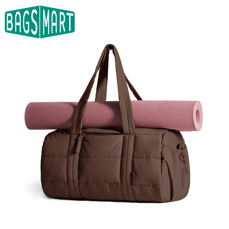 Luxury Yoga Bags - BAGSMART ジムバッグ 女性用 ミニ/ミディアム/ラージ クロスボディバッグ 取り外し可能なストラップ付きトラベルバッグ