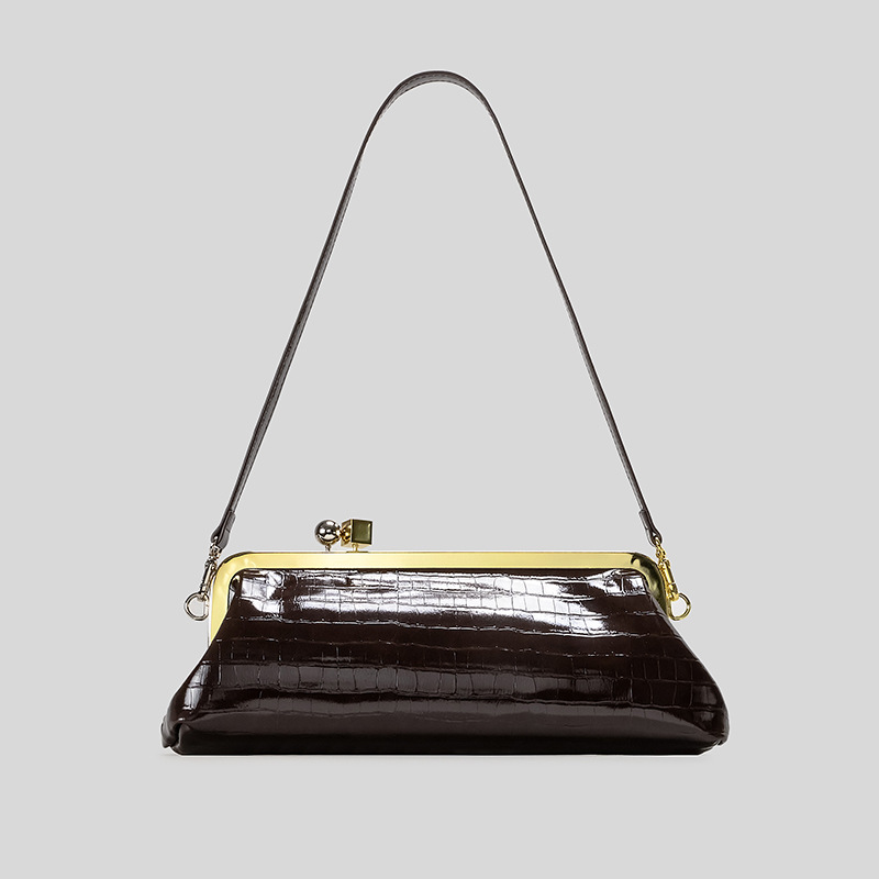 Luxury Bags 2026 Trends - ファッションロングクラッチバッグ女性のための高級デザイナー女性ショルダーバッグエレガントなパーティー財布トレンド脇の下バッグ 2026
