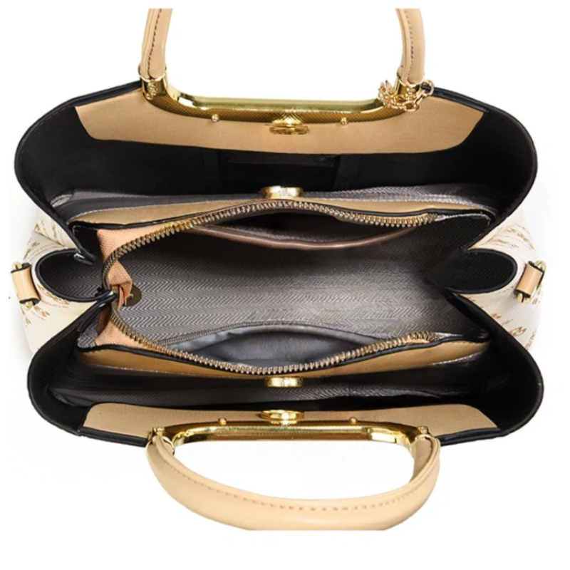 ライトラグジュアリー高級プリントハンドバッグ（女性用）、3ピ - Luxury Bags In のレビューと価格