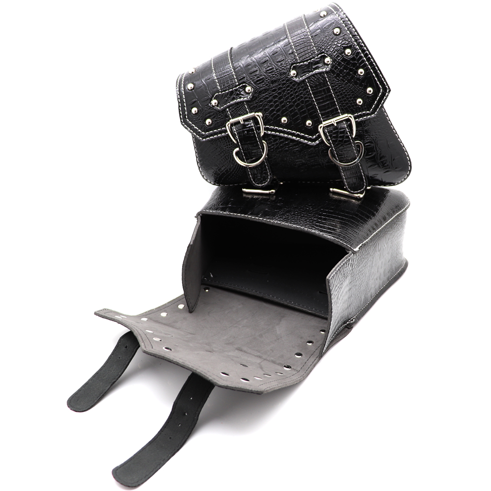 高級ブラックトライアングルクロコダイルパターンバッグ,メタル - Luxury Bags Luggage のレビューと価格