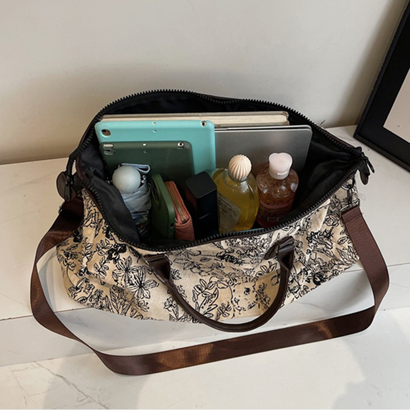 因果女性ジムフィットネスプリントバッグ大容量旅行スポーツヨガ - Luxury Yoga Bags のレビューと価格
