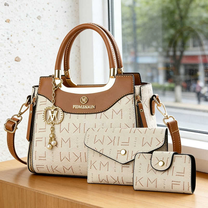 3点セットの高級感のあるプリントレターバッグ、プレミアムでお - Luxury Bags In のレビューと価格