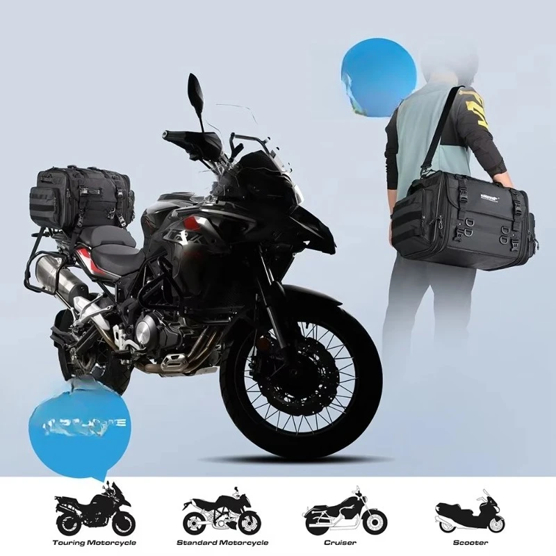 高級隠し収納トランクバイクバッグ車旅行荷物ラック - Luxury Bags Luggage のレビューと価格