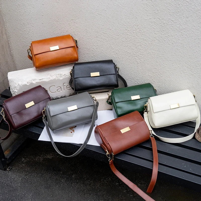 牛革女性のショルダーバッグクロスボディバッグレトロ多用途レデ - Luxury Bags China Wholesale のレビューと価格
