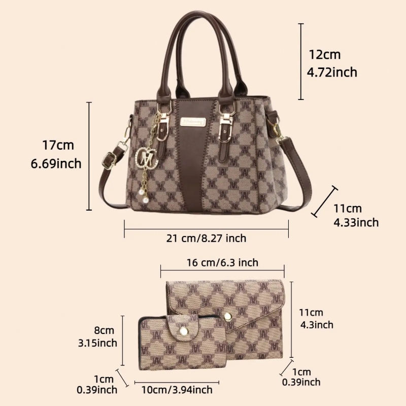 軽贅沢な高級感のあるレタープリントハンドバッグ、ファッショナ - Luxury Bags In のレビューと価格