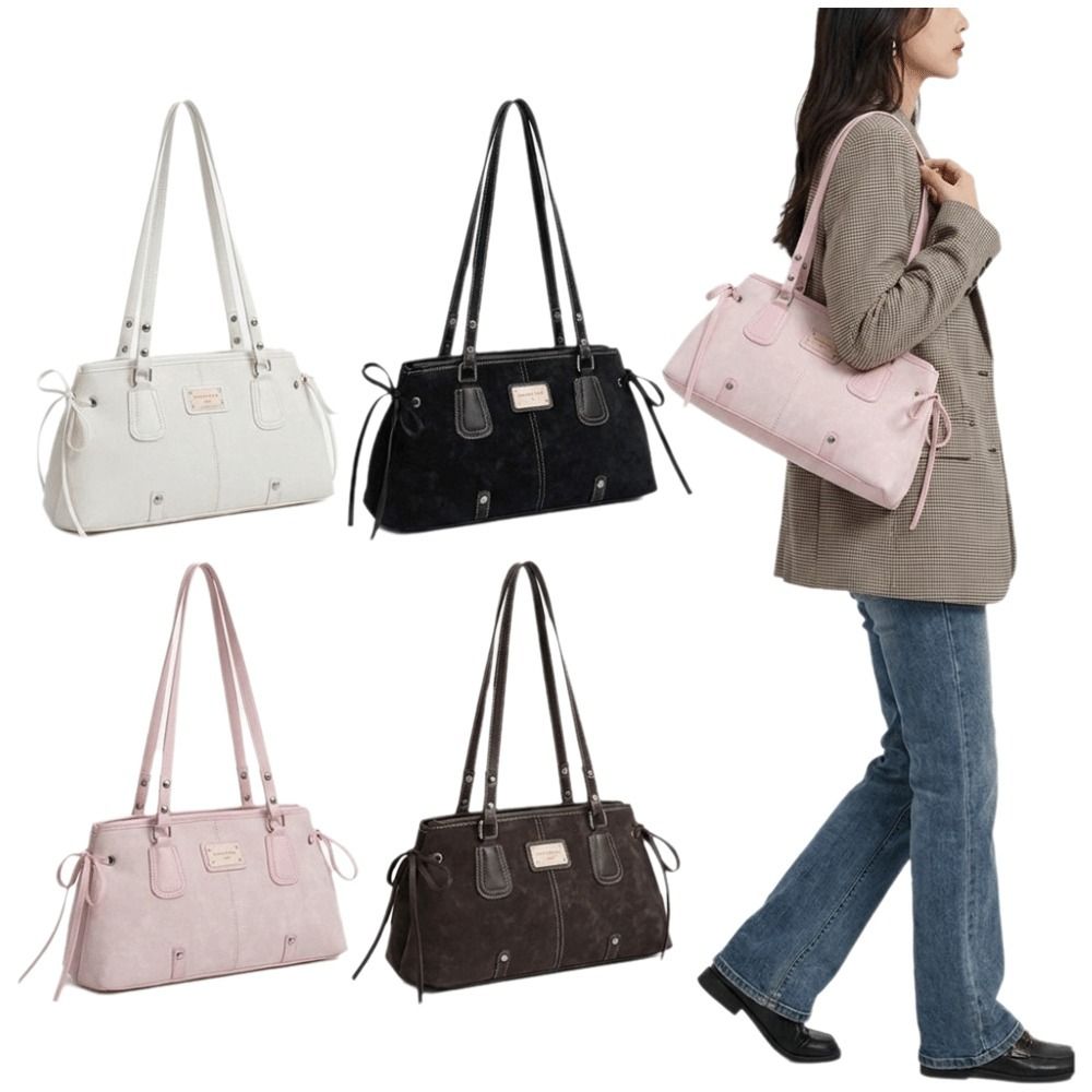ミニマリストフェイクレザートートバッグ、構造的なダブルハンド - Structured Handbag Top Handle のレビューと価格