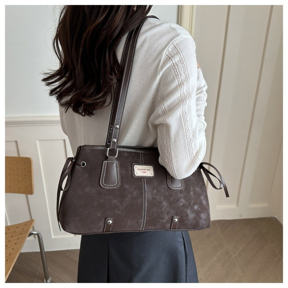 ミニマリストフェイクレザートートバッグ、構造的なダブルハンド - Structured Handbag Top Handle のレビューと価格