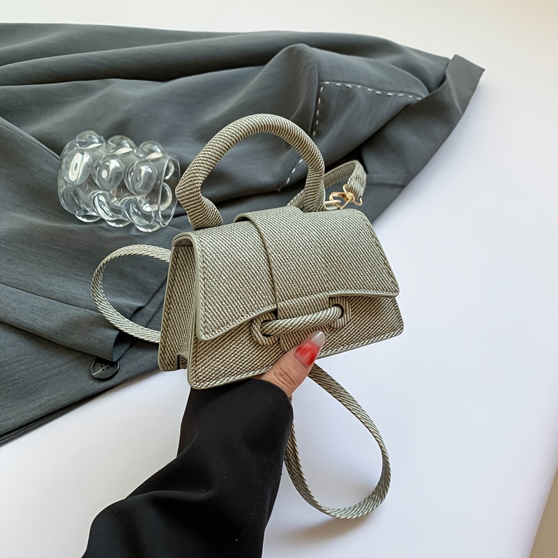 レディースファッション織りミニハンドバッグ、エレガントな構造 - Structured Handbag Top Handle のレビューと価格