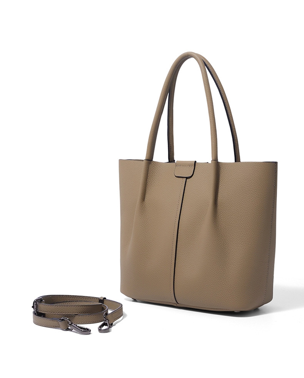 本物のハイエンドソフトレザーショルダーバッグ女性のためのカジ - Structured Handbag Top Handle のレビューと価格
