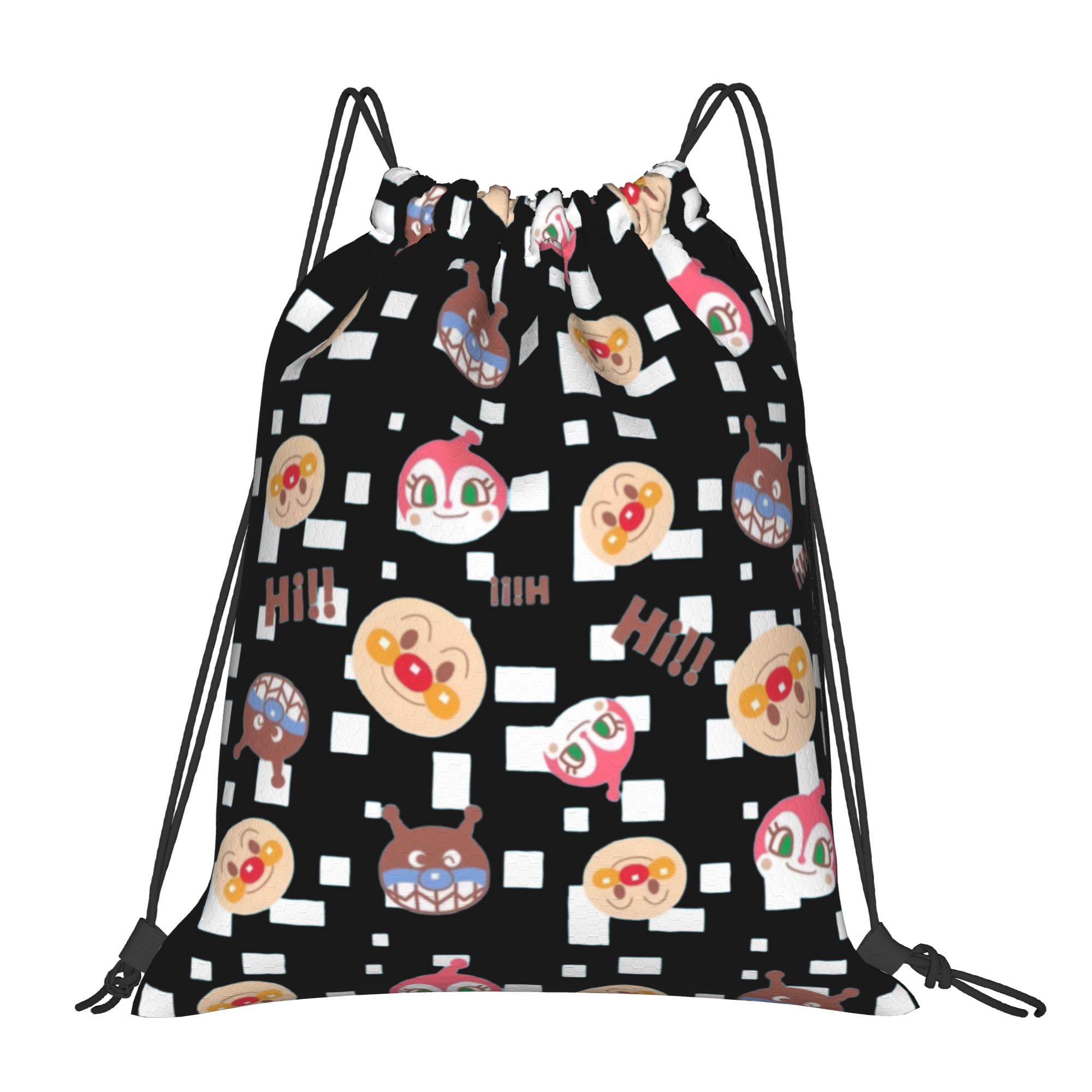 カスタムアンパンマン巾着バックパックバッグ男性女性軽量漫画ジ - Luxury Yoga Bags のレビューと価格