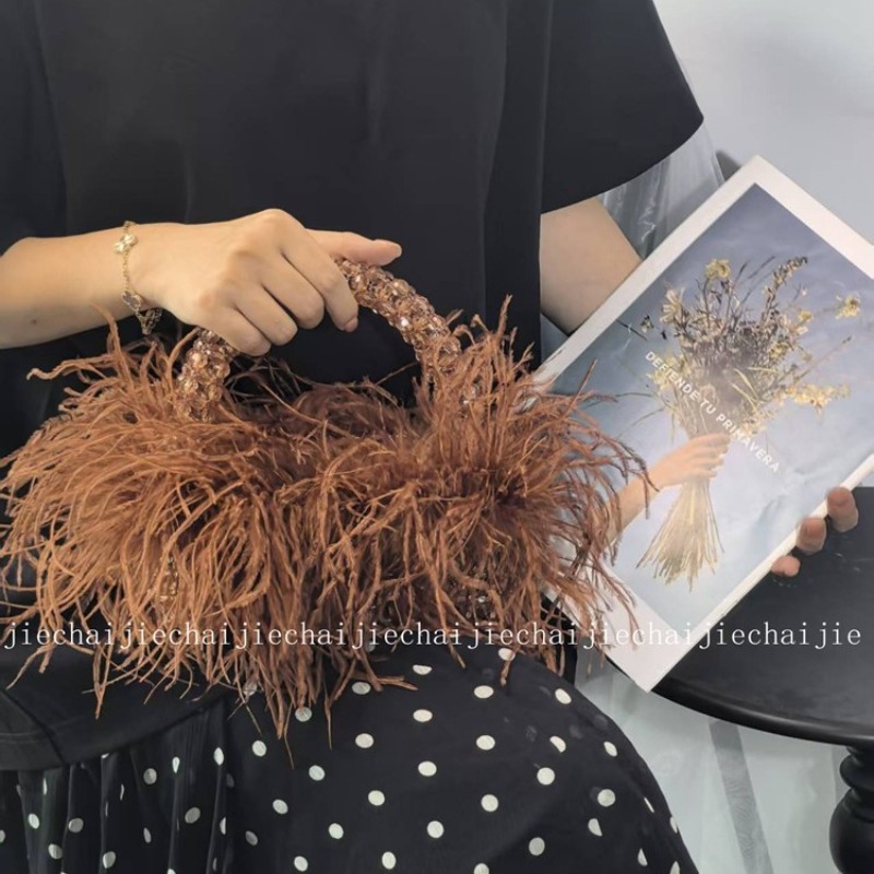 2025年秋新作 羽根デザイン レディースハンドバッグ 手織 - Luxury Bags China Wholesale のレビューと価格