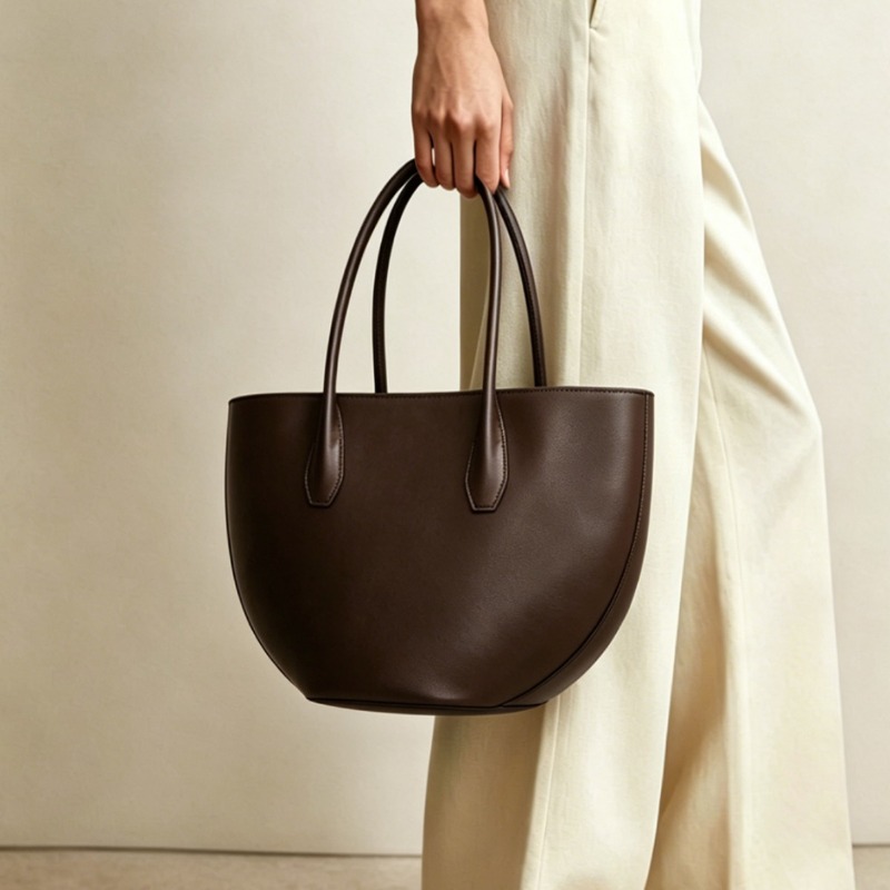 レディース ショルダー トートバッグ 高級 ハーフムーン 本 - Structured Handbag Top Handle のレビューと価格