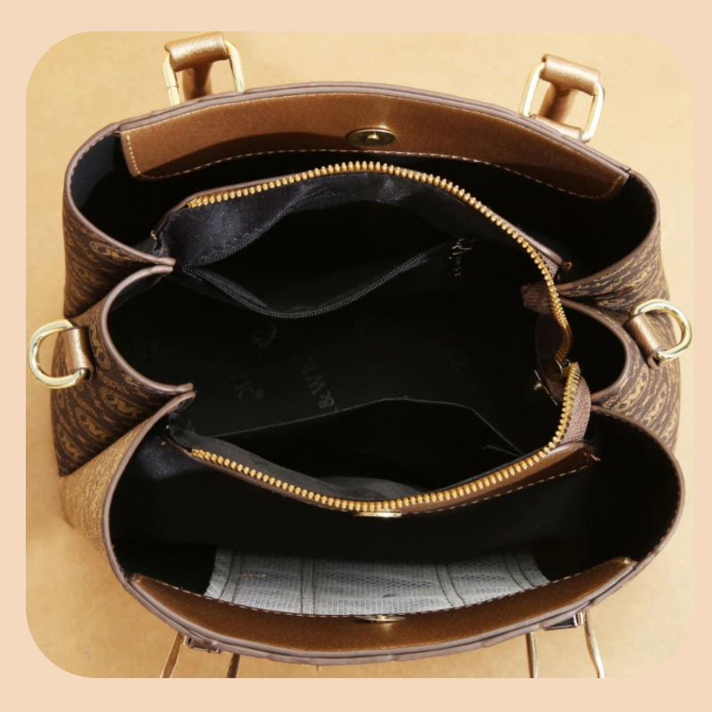 3点セットの女性用ハンドバッグ、スプライスデザイン、軽量高級 - Luxury Bags In のレビューと価格