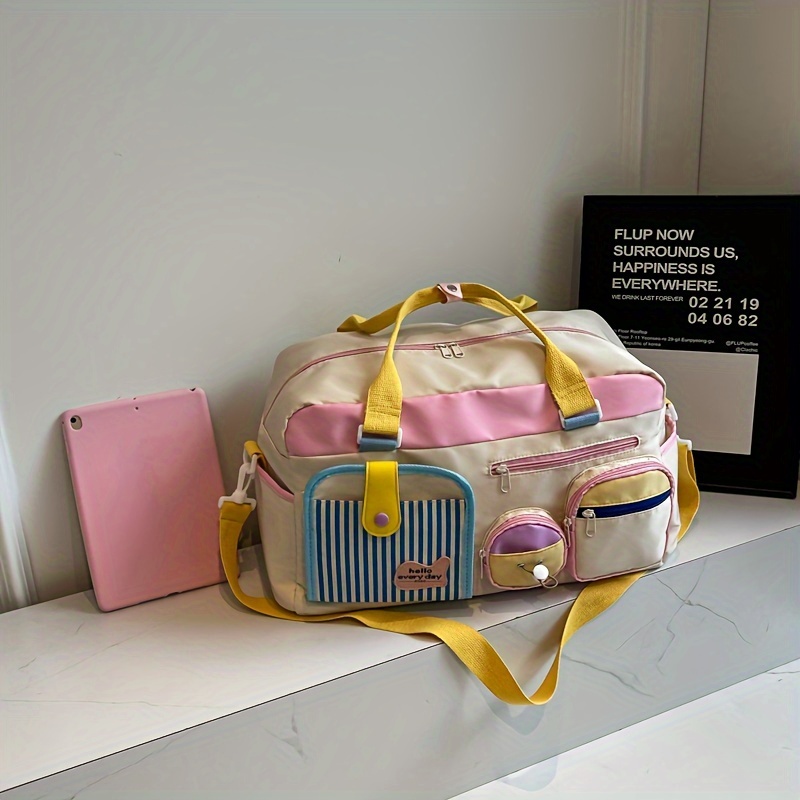 ドーパミン カジュアル トラベルバッグ 女性用 軽量 ジム  - Luxury Yoga Bags のレビューと価格