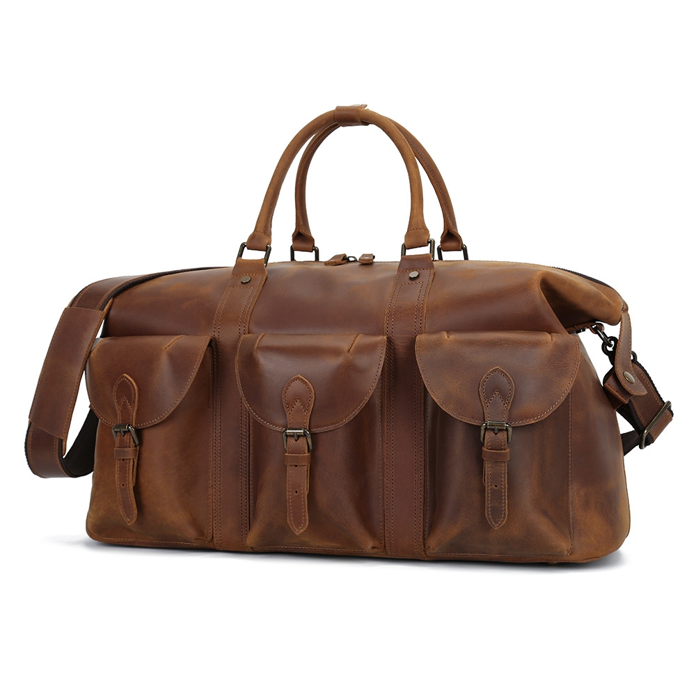 男性と女性のためのクレイジーホースレザーラップトップハンドバ - Luxury Bags Luggage のレビューと価格