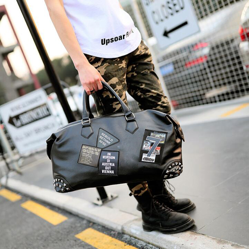 高級男性旅行バッグヴィンテージブランドレザーハンドバッグビッ - Luxury Bags Luggage のレビューと価格
