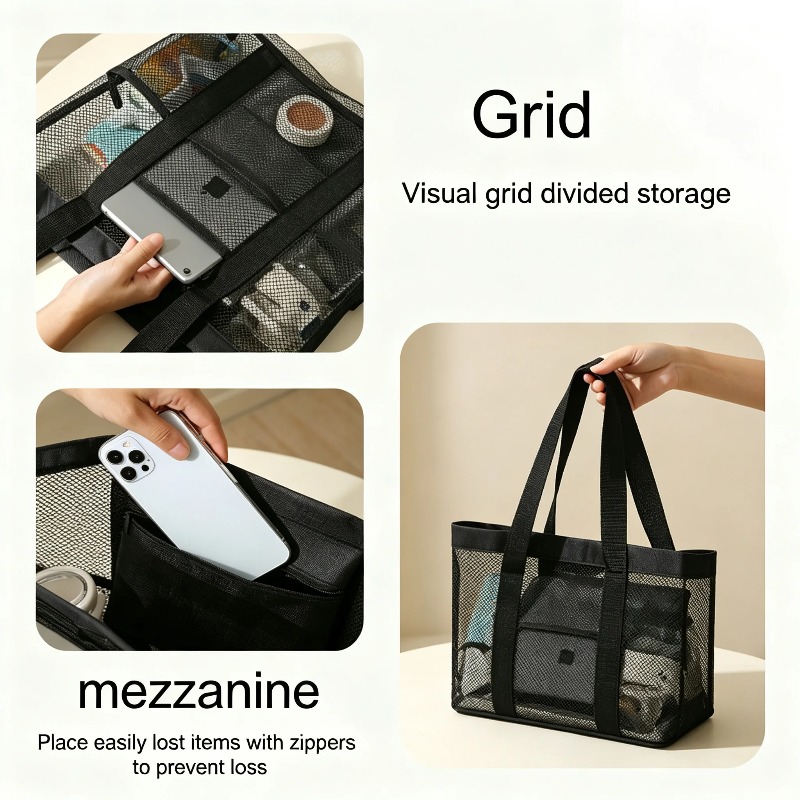 ビーチトートバッグ包装メイクアップオーガナイザー水泳旅行アク - Luxury Yoga Bags のレビューと価格